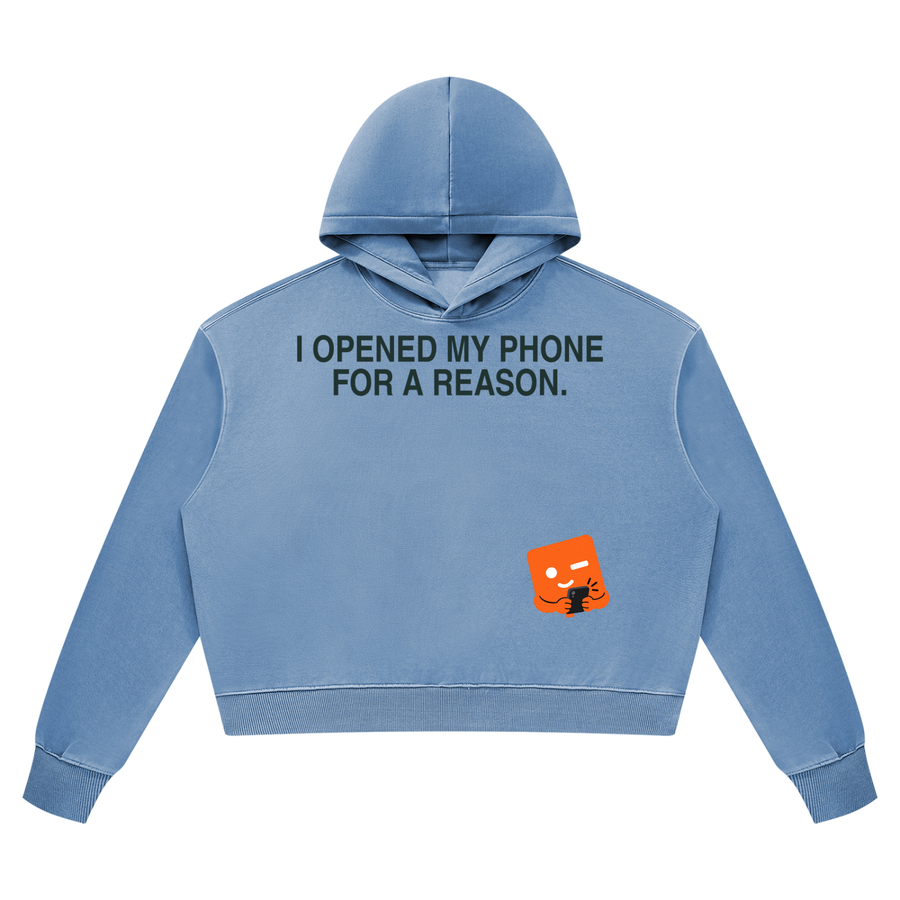 Opened My Phone for a Reason Women’s Vintage Hoodie