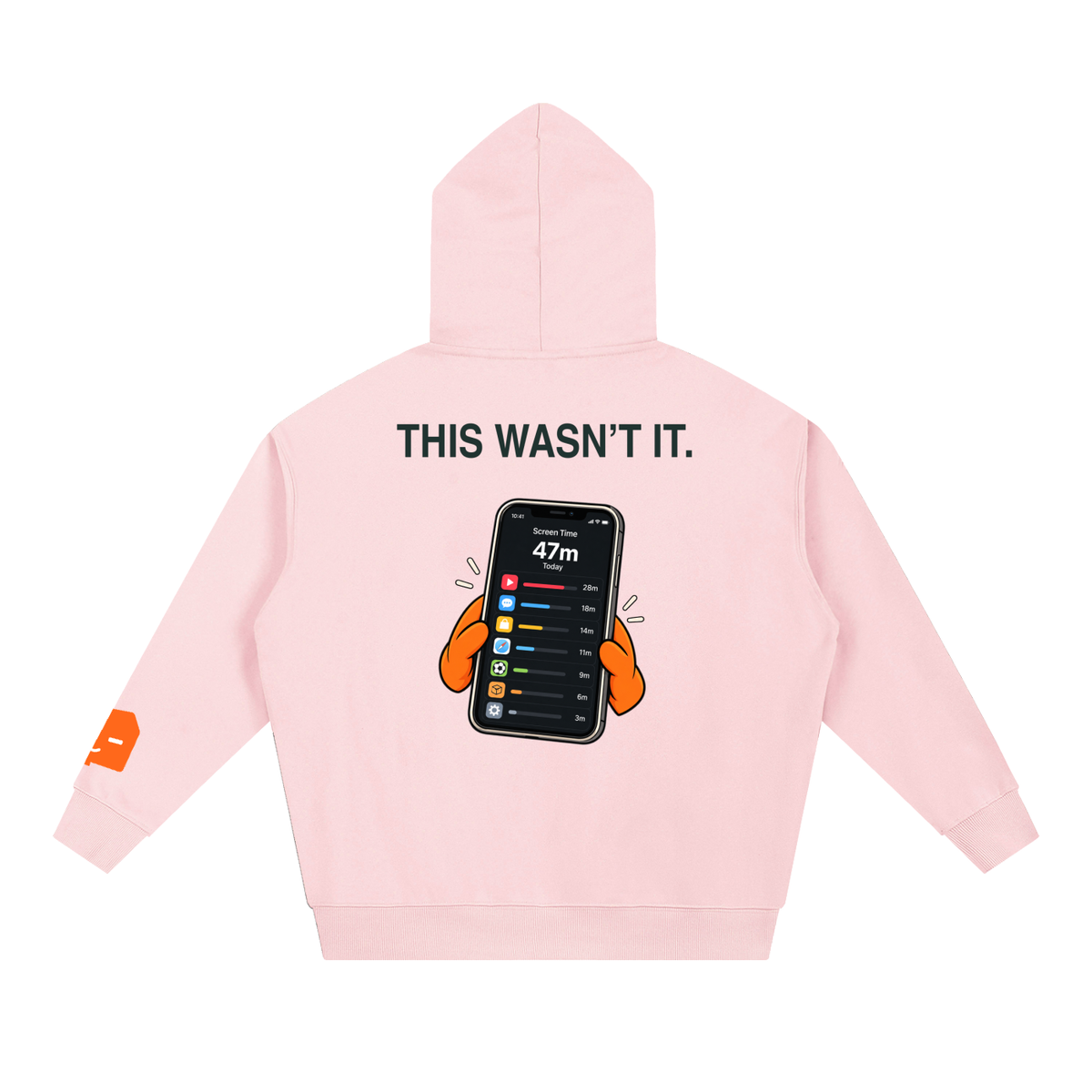 Opened My Phone for a Reason Heavyweight Hoodie – Light Colours