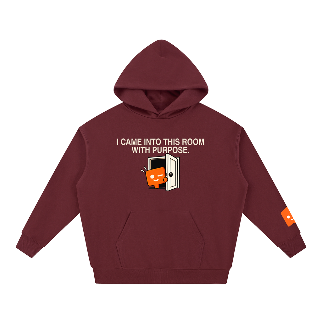 The Purpose Has Left Heavyweight Hoodie – Dark Colours