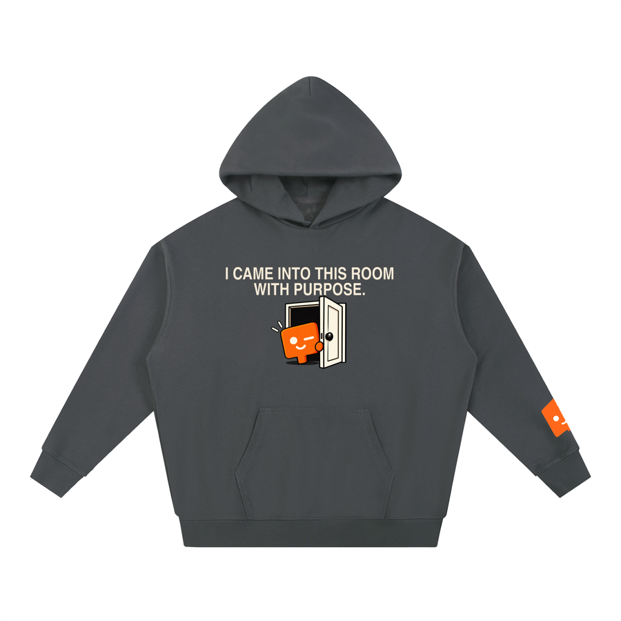 The Purpose Has Left Heavyweight Hoodie – Dark Colours