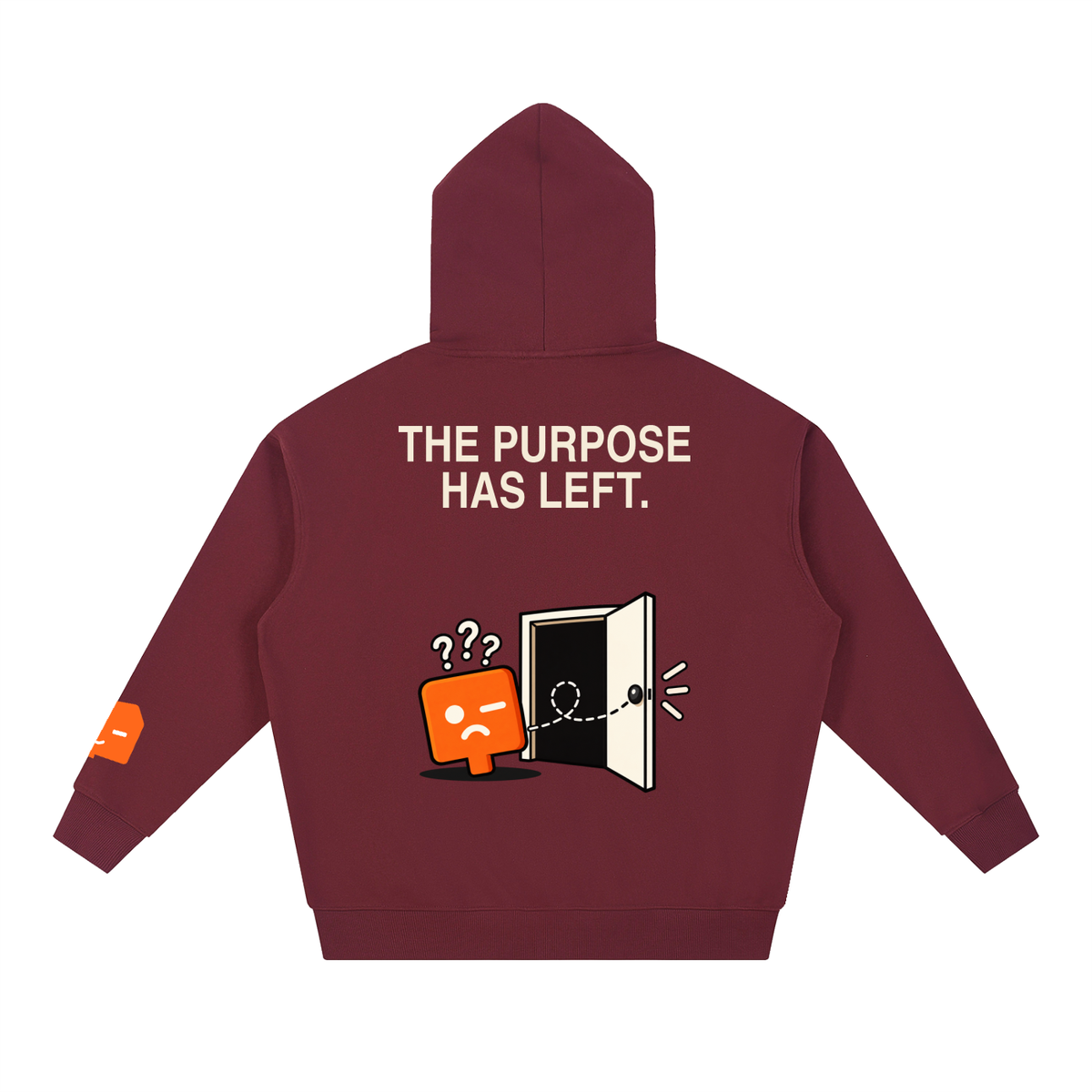 The Purpose Has Left Heavyweight Hoodie – Dark Colours