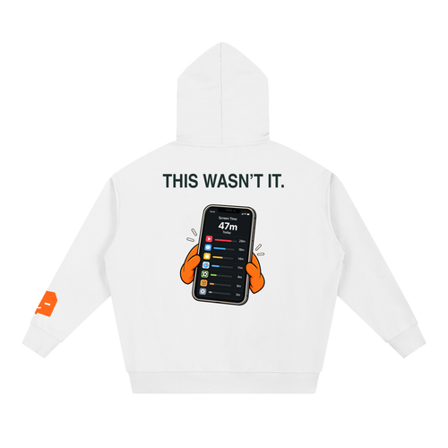 Opened My Phone for a Reason Heavyweight Hoodie – Light Colours