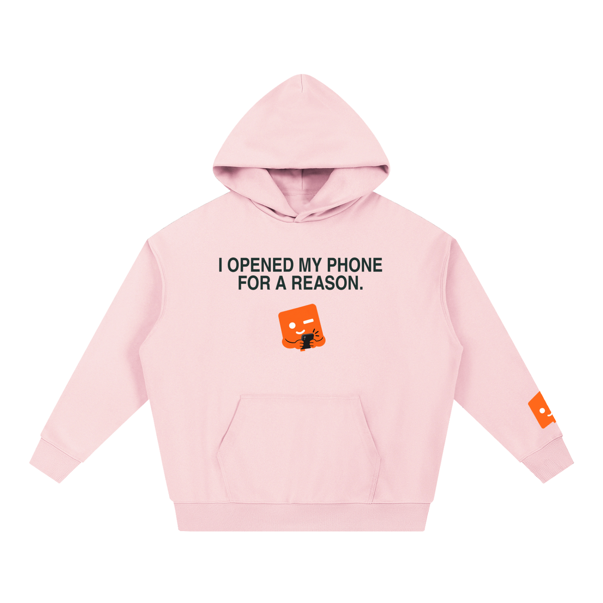 Opened My Phone for a Reason Heavyweight Hoodie – Light Colours