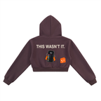 Opened My Phone for a Reason Cropped Hoodie