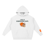 Put It Somewhere Safe Heavyweight Hoodie – Light Colours