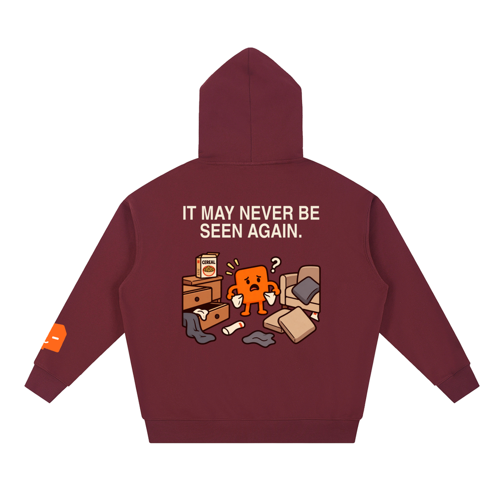 Put It Somewhere Safe Heavyweight Hoodie – Dark Colours