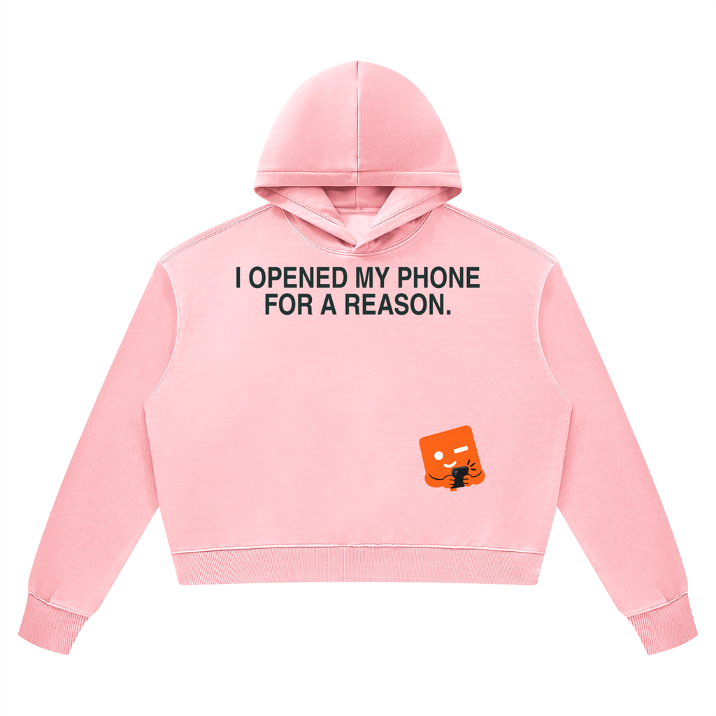 Opened My Phone for a Reason Women’s Vintage Hoodie