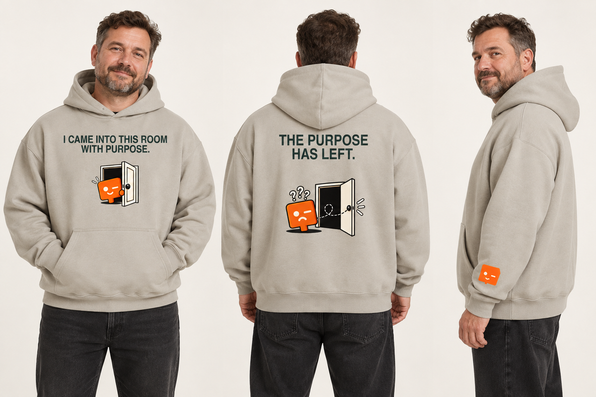 tot-color:light gray | Model wearing light grey heavyweight hoodie, front back and sleeve views